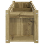 Fioriera da Giardino 150x31x31 cm in Legno di Pino Impregnato