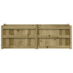 Fioriera da Giardino 150x50x50 cm in Legno di Pino Impregnato