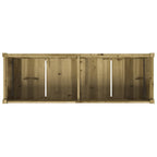 Fioriera da Giardino 150x50x70 cm in Legno di Pino Impregnato