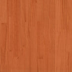 Fioriera Giardino Marrone Cera 180x31x31 cm Legno Massello Pino