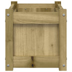 Fioriera da Giardino 60x31x31 cm in Legno di Pino Impregnato