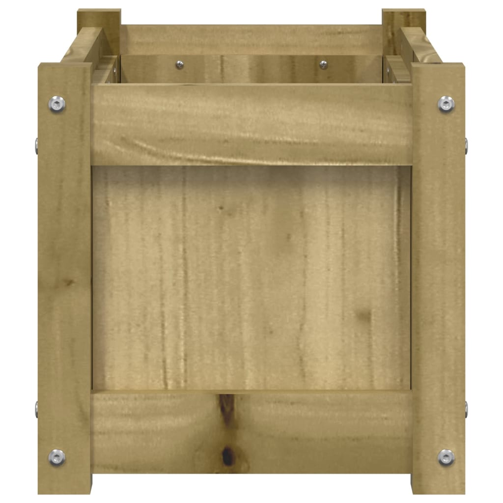 Fioriera da Giardino 60x31x31 cm in Legno di Pino Impregnato