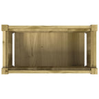Fioriera da Giardino 60x31x31 cm in Legno di Pino Impregnato