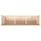 Fioriera Giardino con Gambe 110x31x70 cm Legno Massello Pino