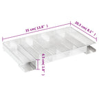 Generatore di Fumo Freddo 8 Camere 35 cm in Acciaio Inox