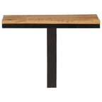 Mensola da Parete 40x30x32 cm in Legno Massello Mango e Ferro