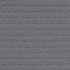 Cesto per Biancheria Grigio e Bianco Ø55x36 cm in Cotone