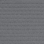 Cesto per Biancheria Grigio e Bianco Ø60x36 cm in Cotone