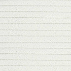 Cesto per Biancheria Grigio e Bianco Ø60x36 cm in Cotone