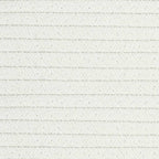Cesto per Biancheria Grigio e Bianco Ø60x36 cm in Cotone