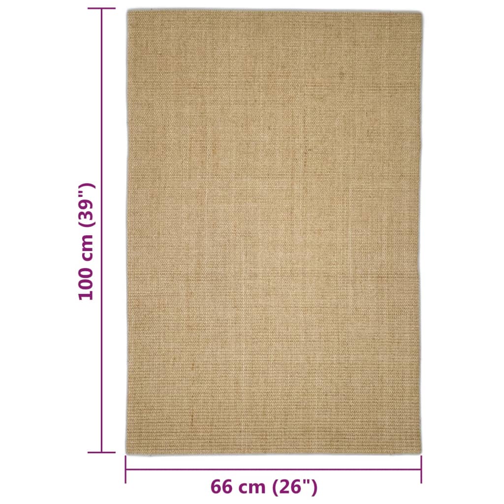 Tappeto in Sisal per Tiragraffi 66x100 cm