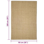 Tappeto in Sisal per Tiragraffi 66x100 cm