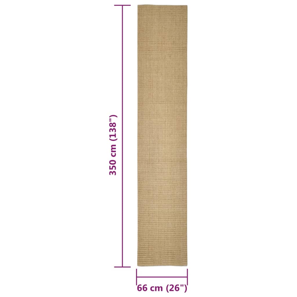 Tappeto in Sisal per Tiragraffi 66x350 cm