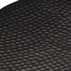 Tavolino da Salotto in Alluminio Martellato Ø 50x30 cm Nero