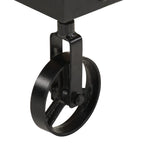 Tavolino da Salotto con Ruote Legno Massello Mango 100x55x26 cm
