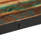 Tavolino Salotto con Ruote Legno Massello Recupero 100x55x26 cm