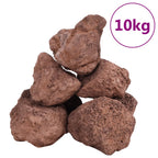 Rocce Vulcaniche 10 kg Rosse 10-30 cm
