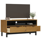 Mobile TV FLAM 110x40x50 cm in Legno Massello di Pino