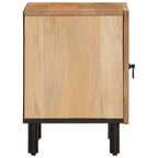 Comodini 2pz 40x33x46 cm in Legno Massello di Mango