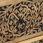 Comodini 2pz 40x33x46 cm in Legno Massello di Mango