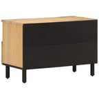 Mobile Porta TV 70x33x46 cm in Legno Massello di Mango