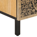 Mobile Porta TV 70x33x46 cm in Legno Massello di Mango