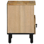Comodino 40x33x46 cm in Legno Massello di Mango