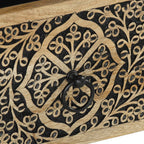 Comodini 2pz 40x33x46 cm in Legno Massello di Mango