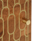 Comodini 2pz 40x33x46 cm in Legno Massello di Mango