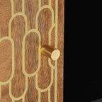 Tavolino da Salotto 100x54x40 cm in Legno Massello di Mango