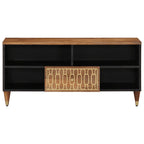Mobile Porta TV 100x33x46 cm in Legno Massello di Mango