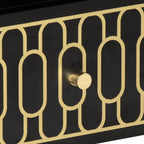 Tavolino da Salotto 80x54x40 cm in Legno Massello di Mango