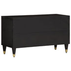 Mobile Porta TV 80x31,5x46 cm in Legno Massello di Mango