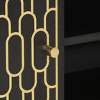 Mobile Porta TV 80x31,5x46 cm in Legno Massello di Mango
