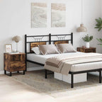 Comodini 2pz Rovere Fumo 40x35x50 cm in Legno Multistrato