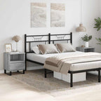 Comodini 2pz Grigio Sonoma 40x35x50 cm in Legno Multistrato