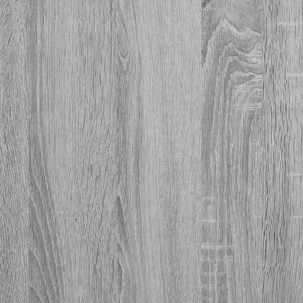 Comodini 2pz Grigio Sonoma 40x35x50 cm in Legno Multistrato