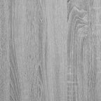 Comodini 2pz Grigio Sonoma 40x35x50 cm in Legno Multistrato