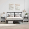 Comodini 2pz Grigio Sonoma 40x35x50 cm in Legno Multistrato