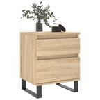 Comodino Rovere Sonoma 40x35x50 cm in Legno Multistrato