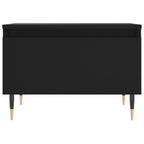 Tavolini da Salotto 2pz Neri 50x46x35 cm in Legno Multistrato