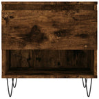 Tavolini Salotto 2pz Rovere Fumo 50x46x50 cm Legno Multistrato