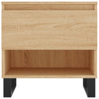 Tavolini Salotto 2pz Rovere Sonoma 50x46x50cm Legno Multistrato