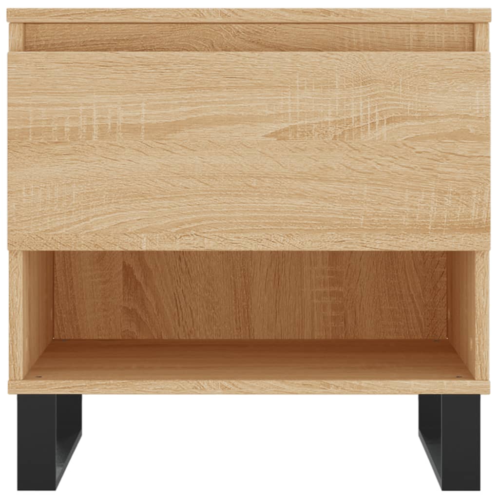 Tavolini Salotto 2pz Rovere Sonoma 50x46x50cm Legno Multistrato