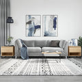 Tavolini Salotto 2pz Rovere Sonoma 50x46x50cm Legno Multistrato