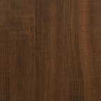 Tavolino Salotto Rovere Marrone 102x44,5x50cm Legno Multistrato