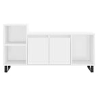 Mobile Porta TV Bianco 100x35x55 cm in Legno Multistrato