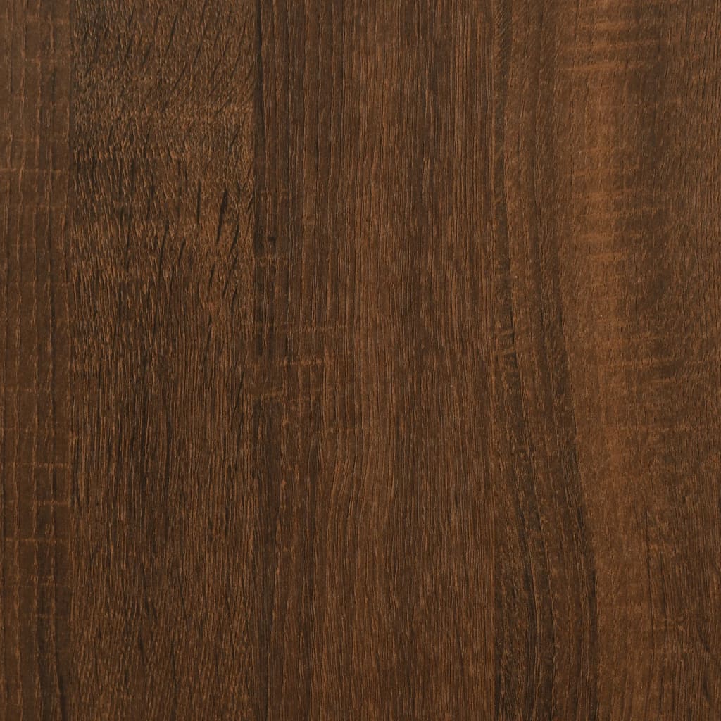 Mobile TV Rovere Marrone 100x35x55 cm in Legno Multistrato