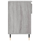 Scarpiera Grigio Sonoma 102x36x60 cm in Legno Multistrato