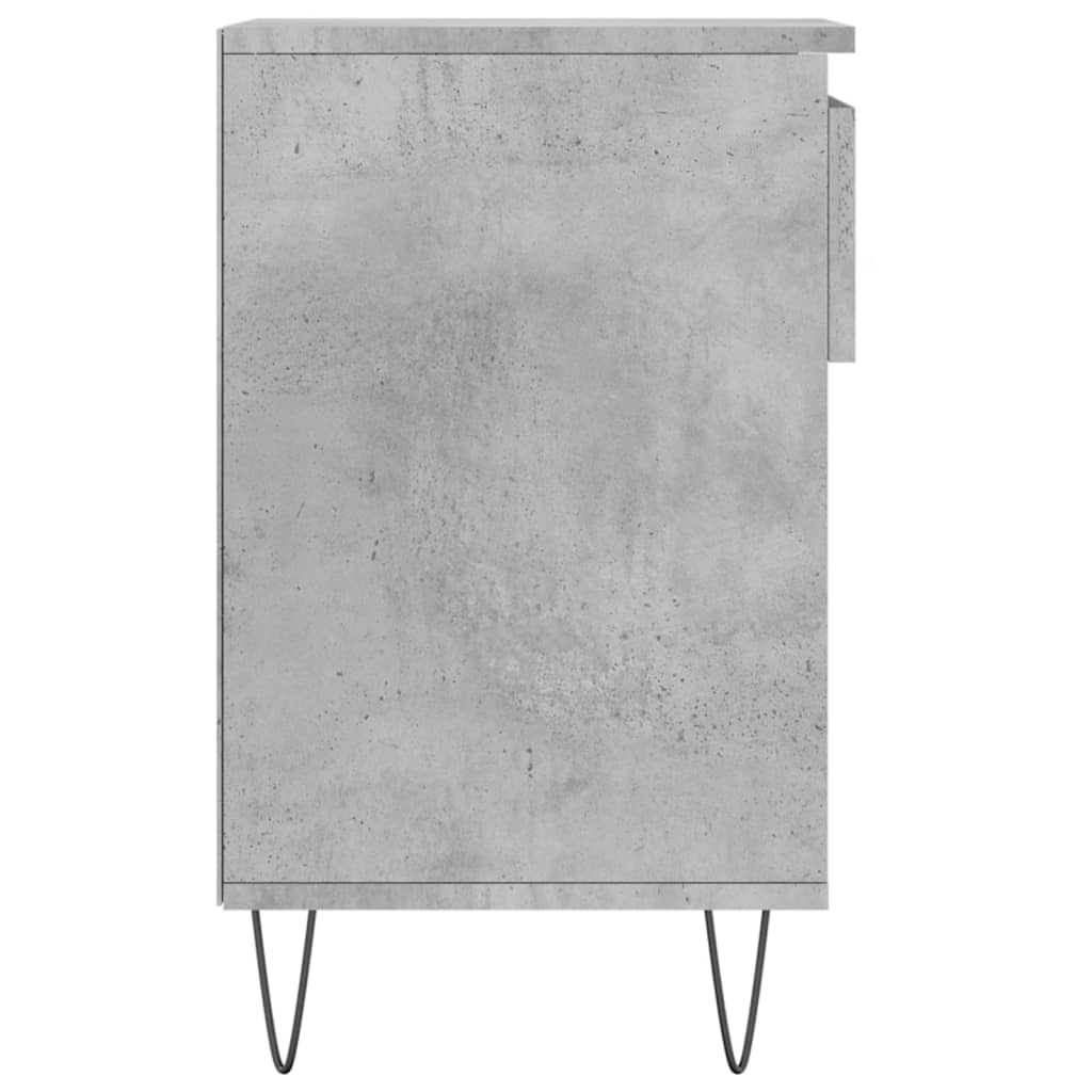 Scarpiera Grigio Cemento 102x36x60 cm in Legno Multistrato